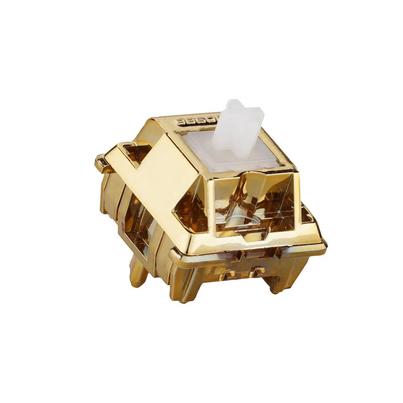KBD Fans Metal Coated Linear Switches - Gold - 10 Pieces - مكبس لوحة مفاتيح